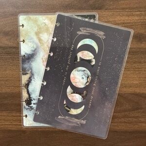 Happy Planner Celestial Theme Planner - Black and Gold